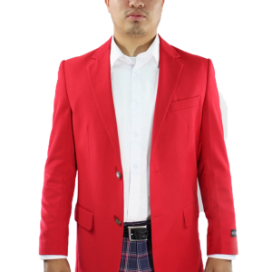 Solid-Blazer-Red