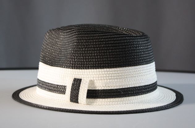 Summer-Fedora-Hat-Blk-Wht-12G
