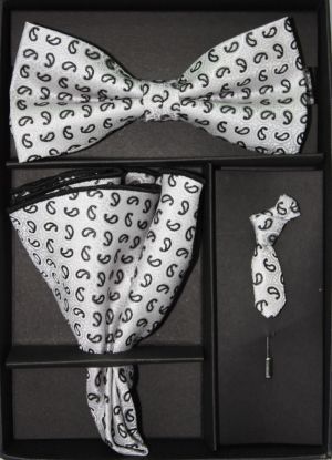 Bow-Tie,-Tie-Lapel-Set-16165