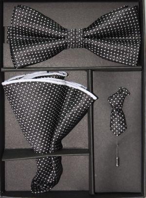 Bow-Tie,-Tie-Lapel-Set-16175