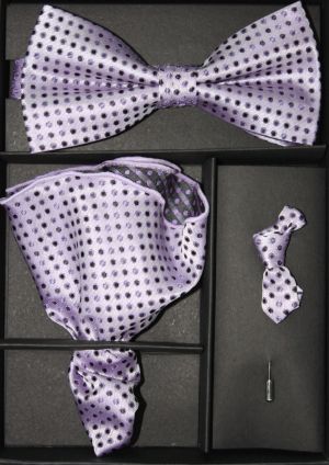 Bow-Tie,-Tie-Lapel-Set-16179