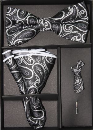 Bow-Tie,-Tie-Lapel-Set-16192