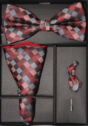 Bow-Tie,-Tie-Lapel-Set-16196