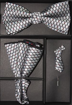 Bow-Tie,-Tie-Lapel-Set-16202