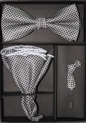 Copy-Of-Bow-Tie,-Tie-Lapel-Set-16168