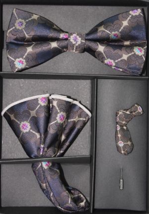 Copy-Of-Bow-Tie,-Tie-Lapel-Set-16203