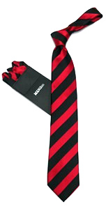 Tie-Mwt-Stripes-Blk-Red-14004