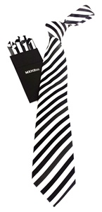 Tie-Mwt-Stripes-Wht-Blk-14006