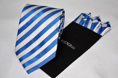 Tie-Mwt-Stripes-Wht-R.Blue-14008