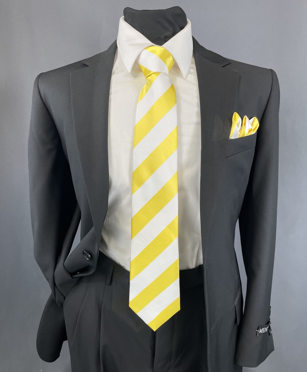 Tie-Mwt-Stripes-Yellow-Wht-23008