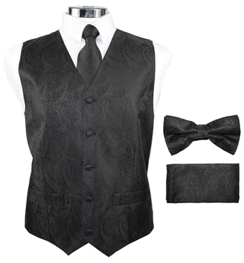 Paisley-Vest-Set-Black-V1293