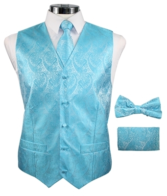 Paisley-Vest-Set-Turquoise-V1282