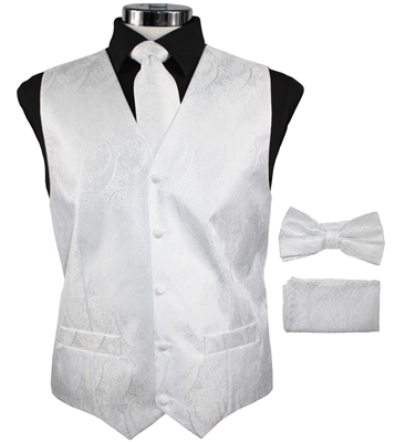 Paisley-Vest-Set-White-V1291