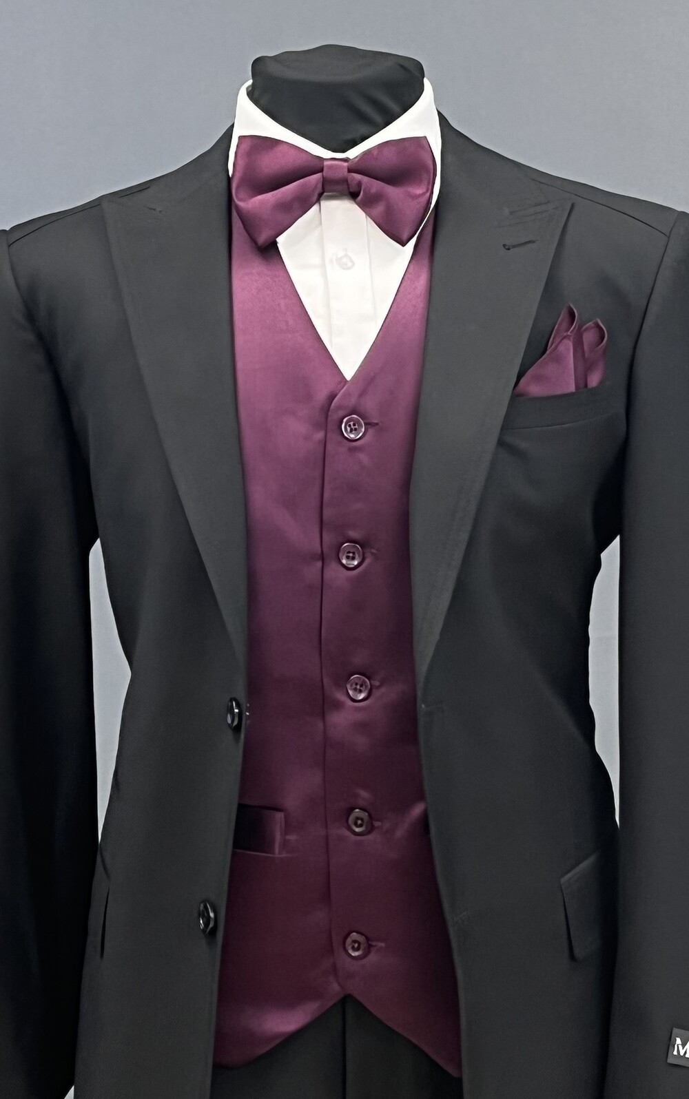 Solid-Vest-Set-Wine-With-Suit