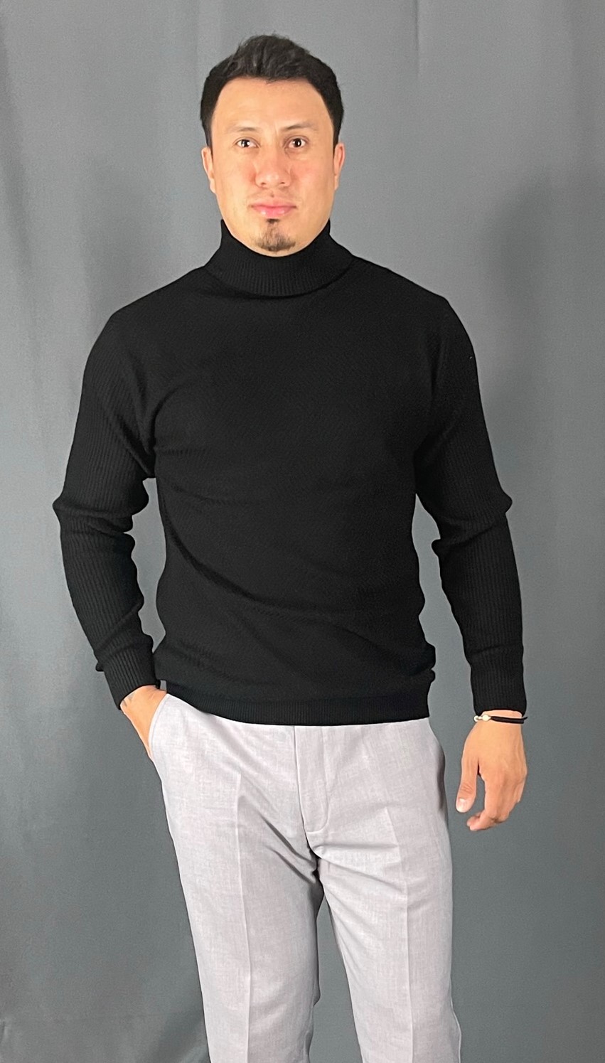 LS-Turtle-Neck-Shirt-Black-V7001