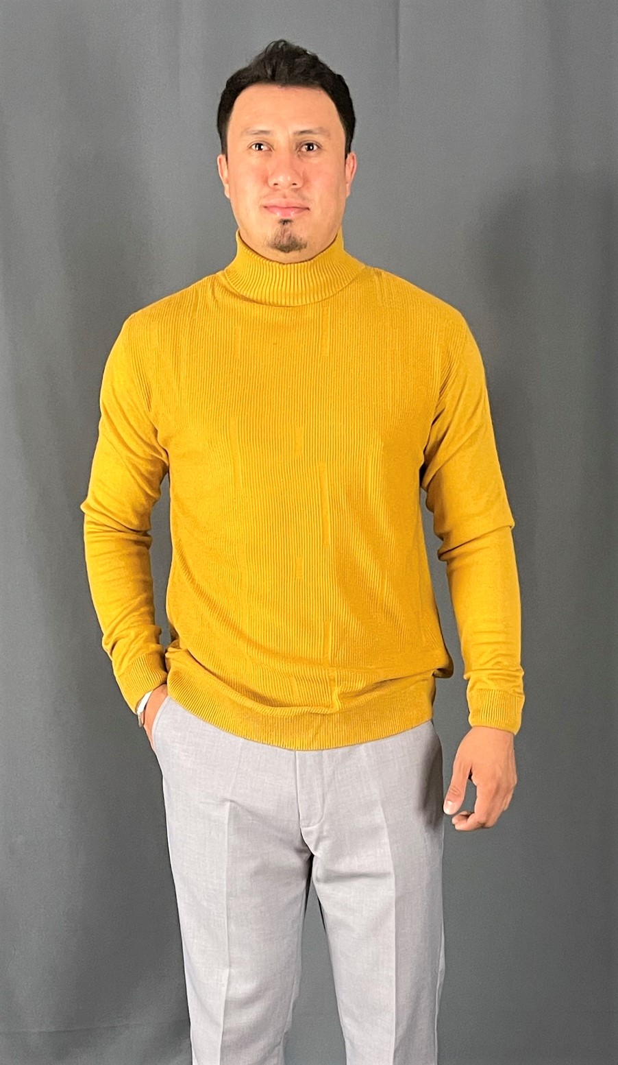 LS-Turtle-Neck-Shirt-Cognac-V7002