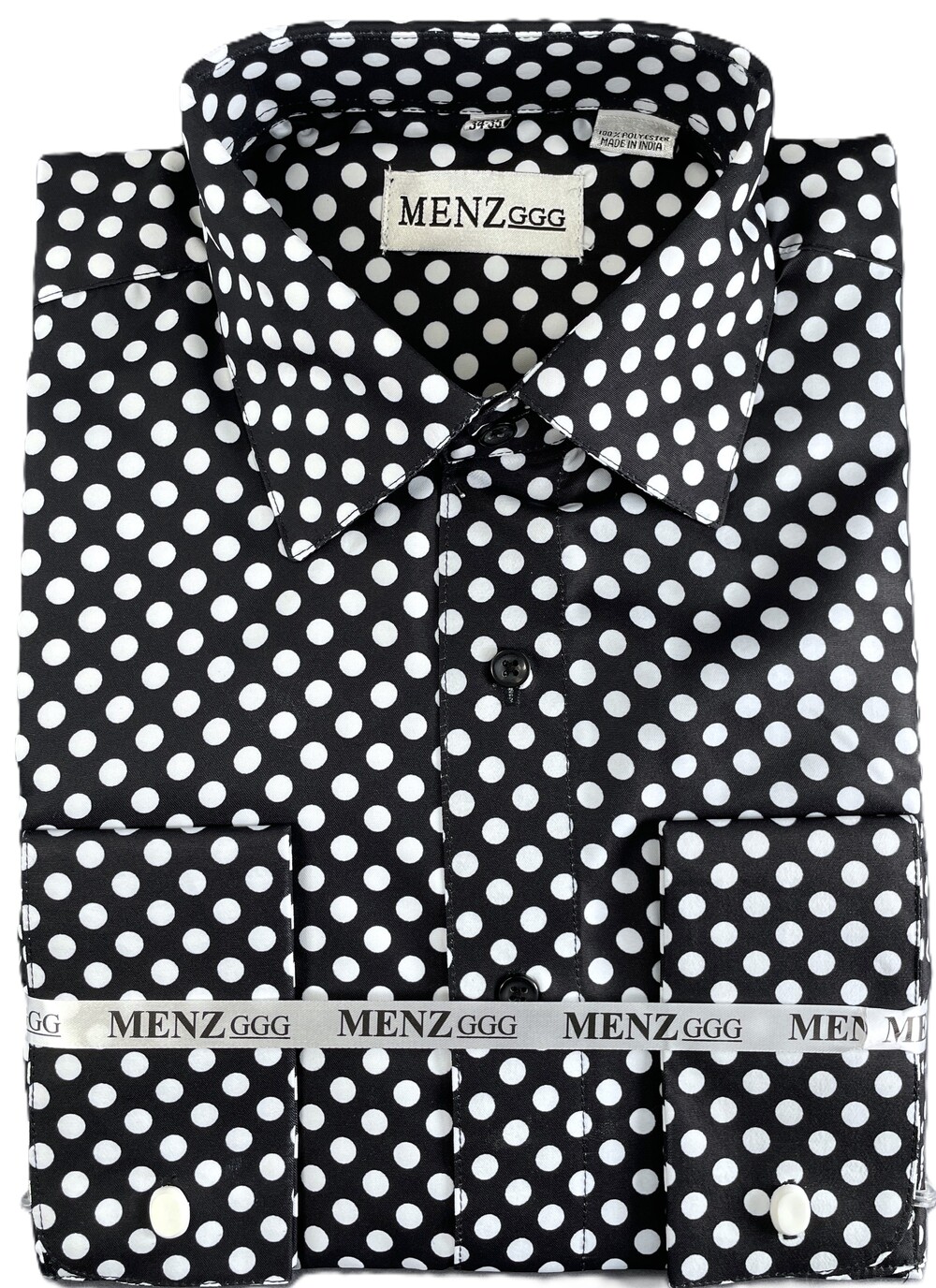 Polka-Dot-Shirt-Blk-White