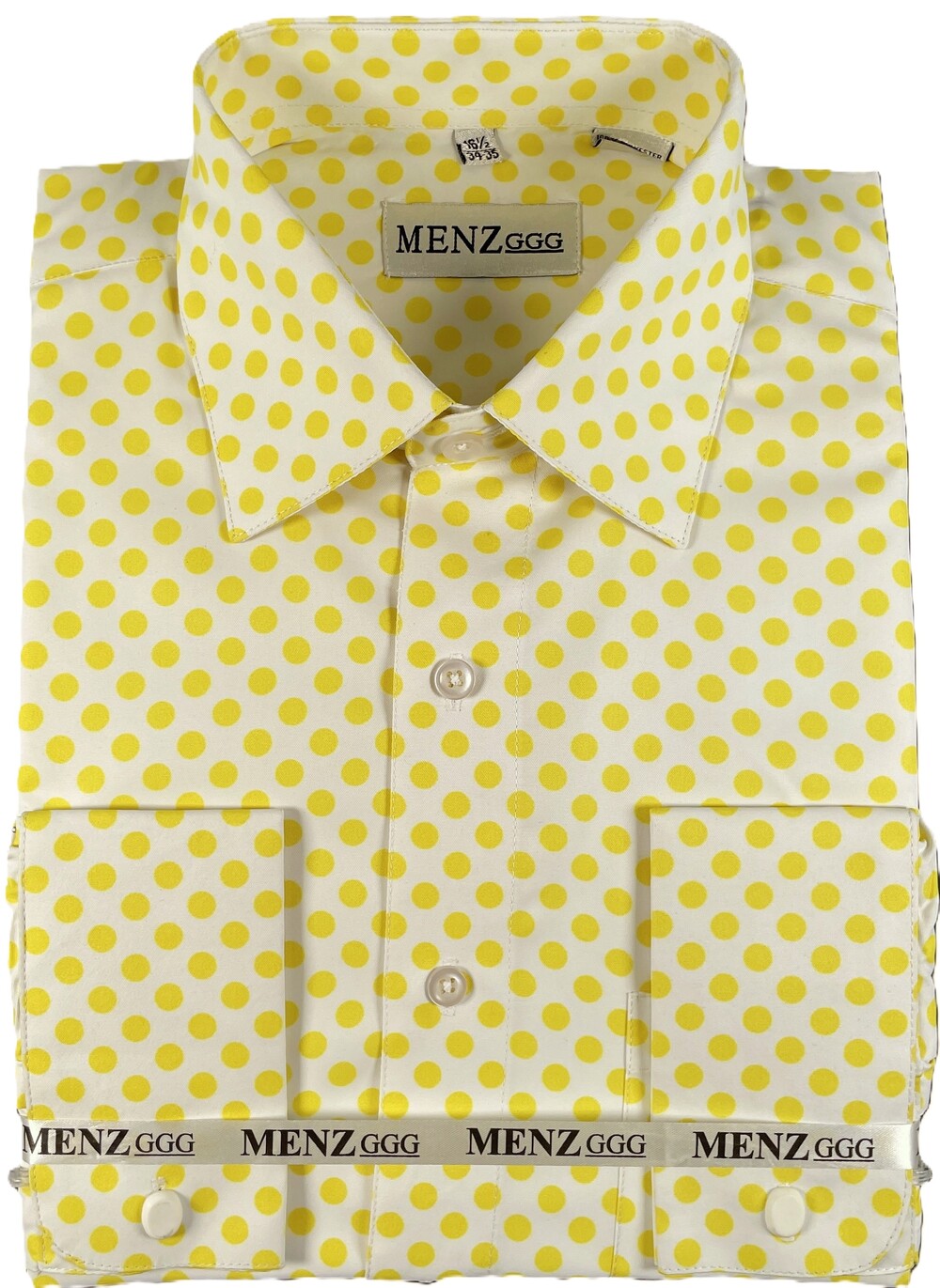 Polka-Dot-Shirt-Wht-Yellow