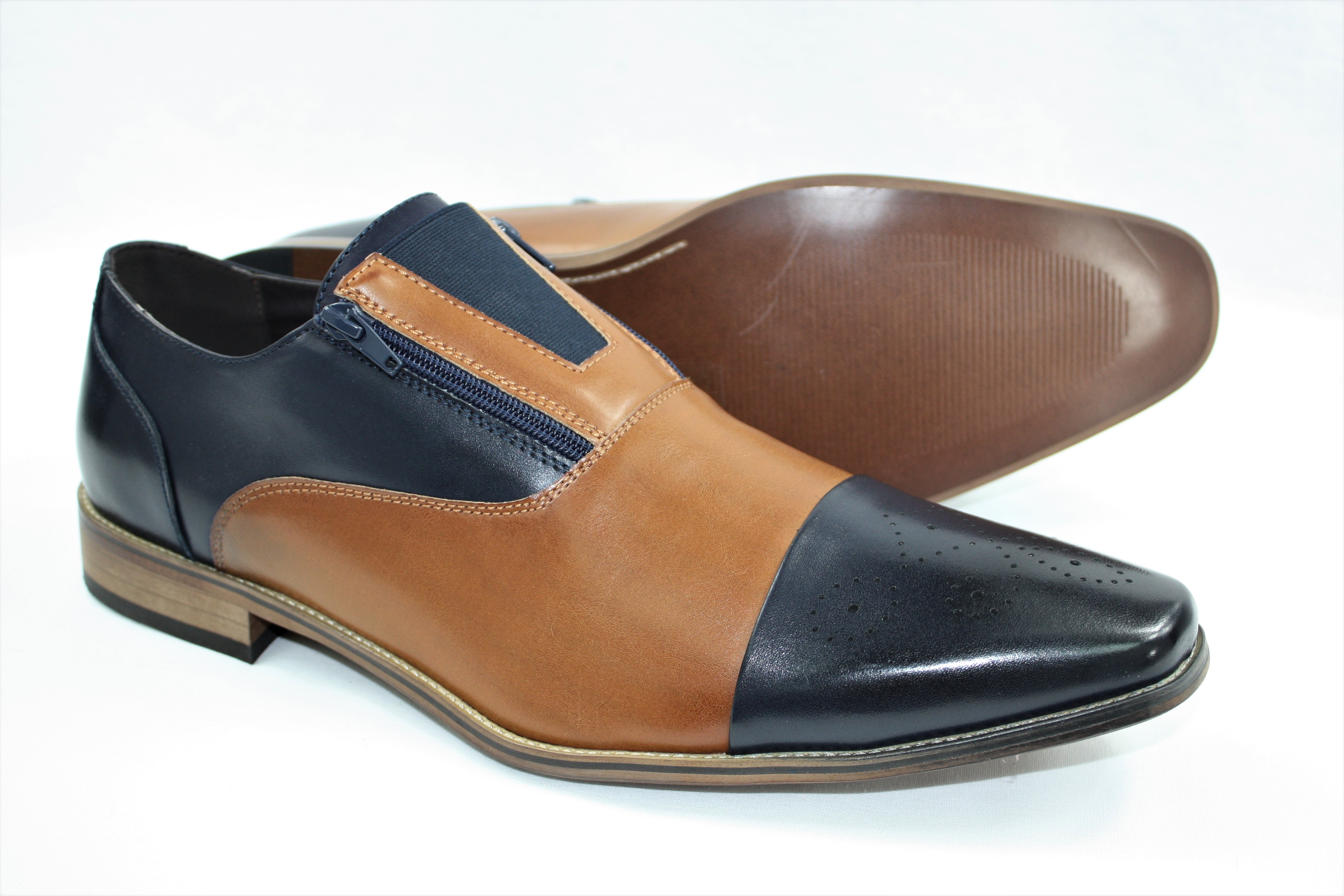 Ziponmenz010-Navy-Cognac2